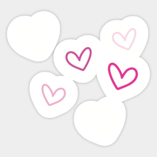 Hearts Sticker